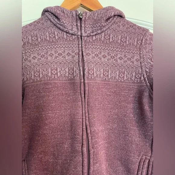 Patagonia Iceland Women's Zip-Up Hooded Sweater Jacket - Plum - Picture 2 of 7